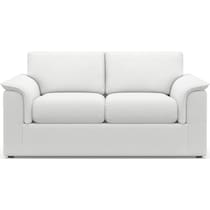 morse white loveseat   
