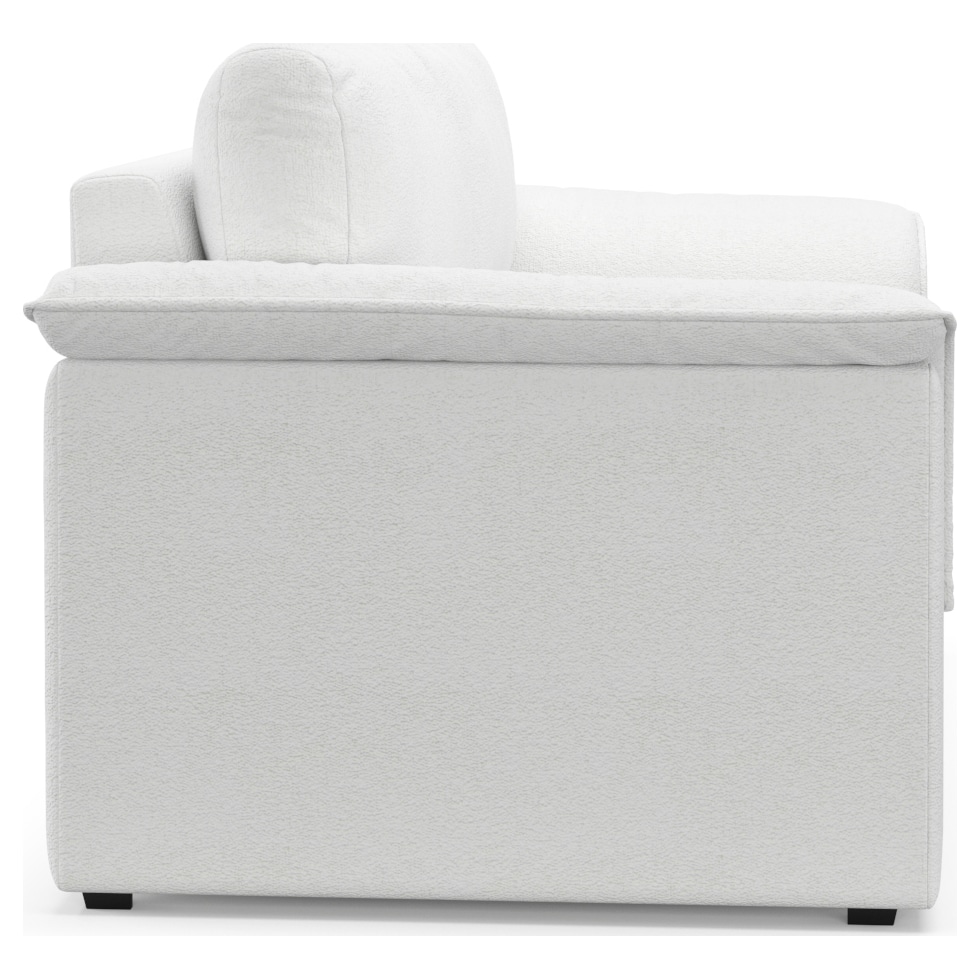 morse white loveseat   