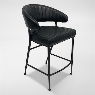 Morton Leather Counter Stool