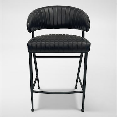 Morton Leather Counter Stool