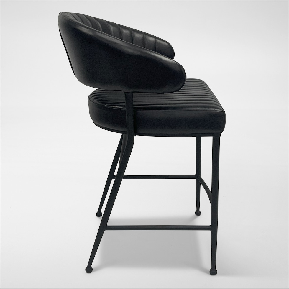 morton black counter height stool   