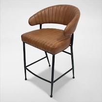 morton brown counter height stool   