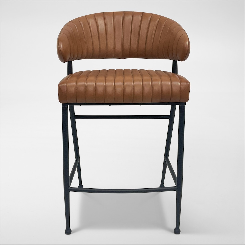 morton brown counter height stool   