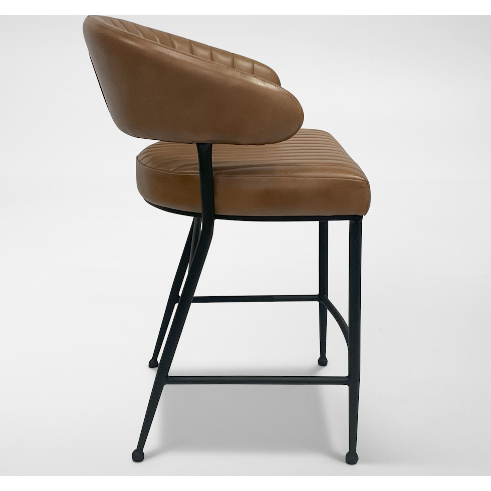 morton brown counter height stool   