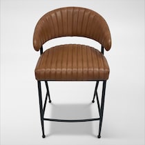 morton brown counter height stool   