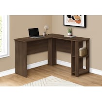 moses dark brown desk   