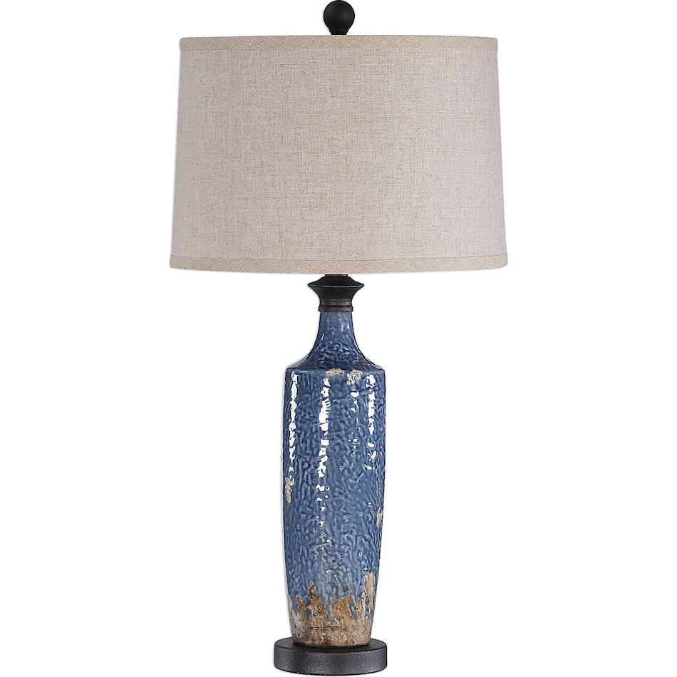 moussa blue table lamp   