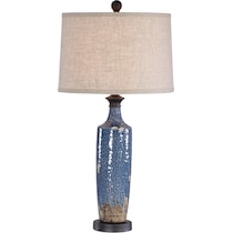 moussa blue table lamp   