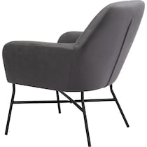 muellen gray accent chair   