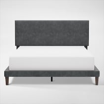 muellen gray queen bed   