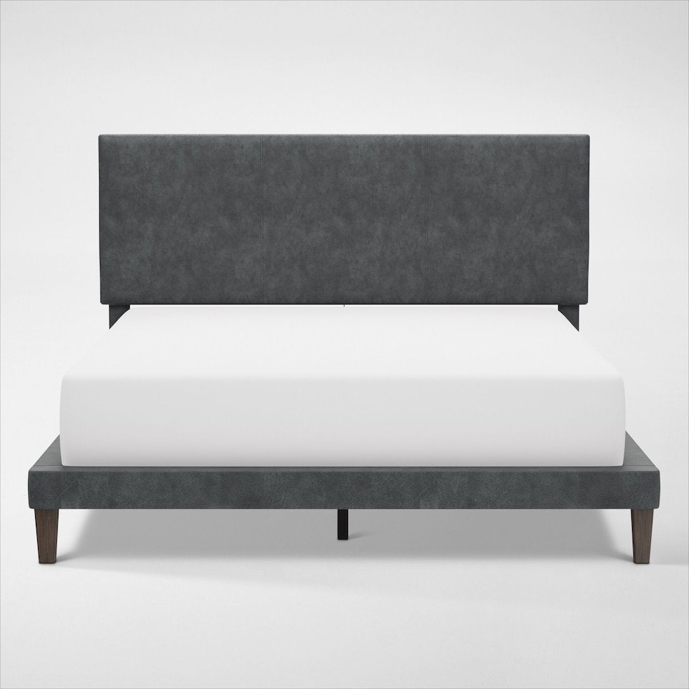 muellen gray queen bed   