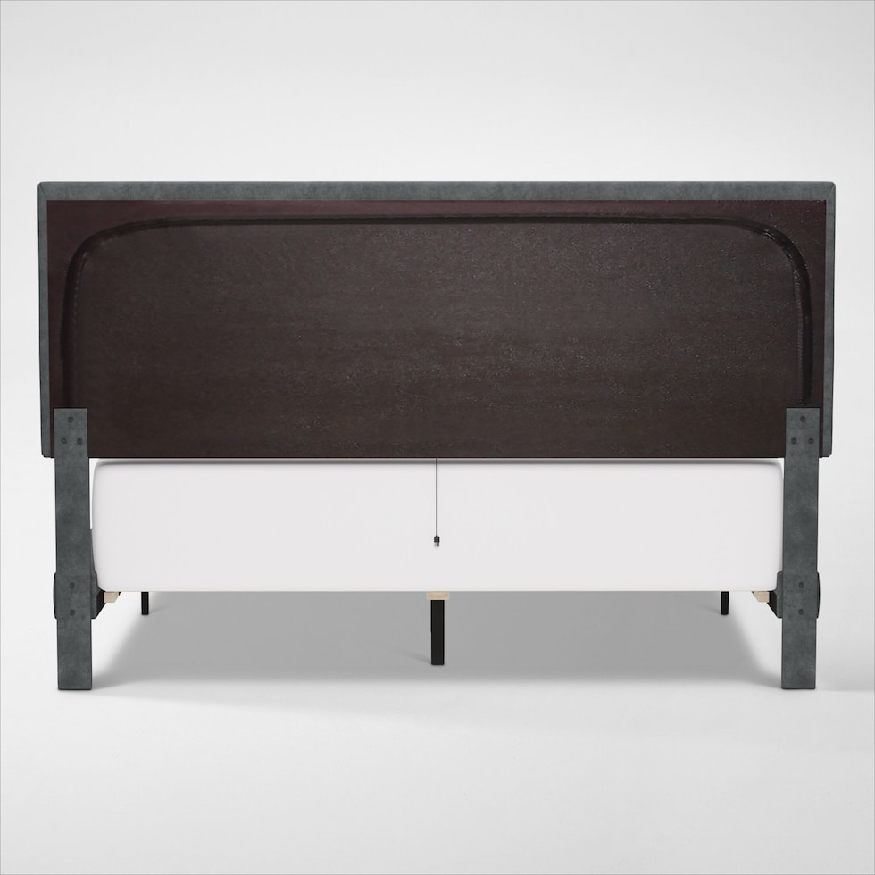 muellen gray queen bed   