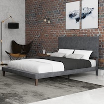 muellen gray queen bed   
