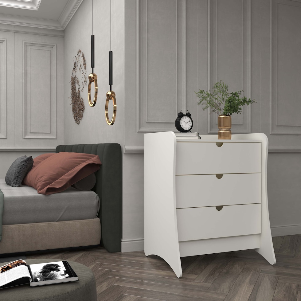 mulberry white dresser   