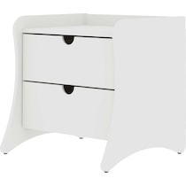 mulberry white nightstand   