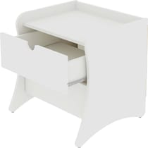 mulberry white nightstand   