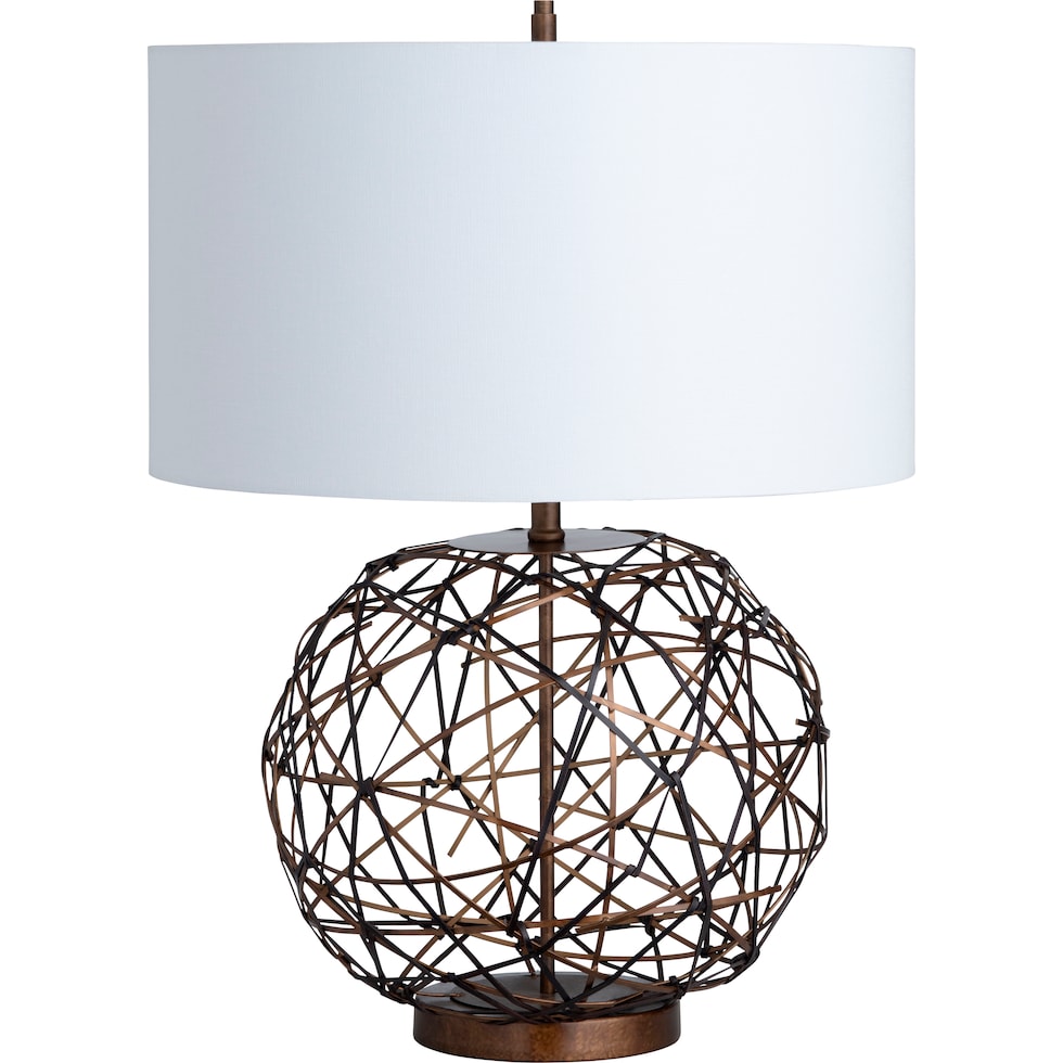 mulholland brown table lamp   