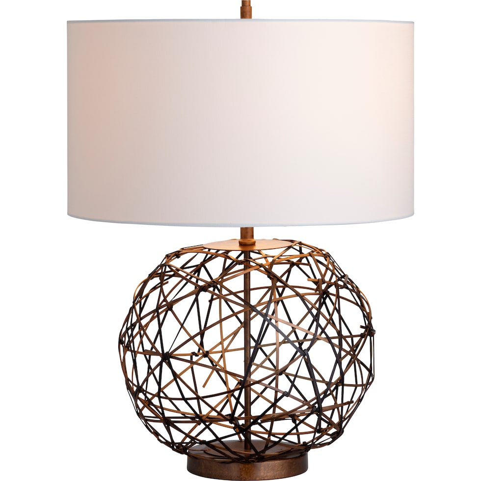 mulholland brown table lamp   