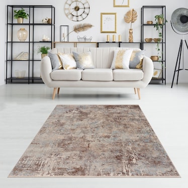 Midsummer Area Rug - Brown/Multi