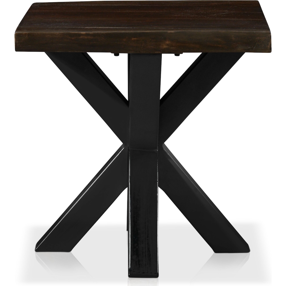 mumbai black end table   