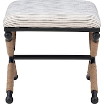 muriel light brown accent stool   