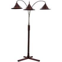 muse dark brown floor lamp   
