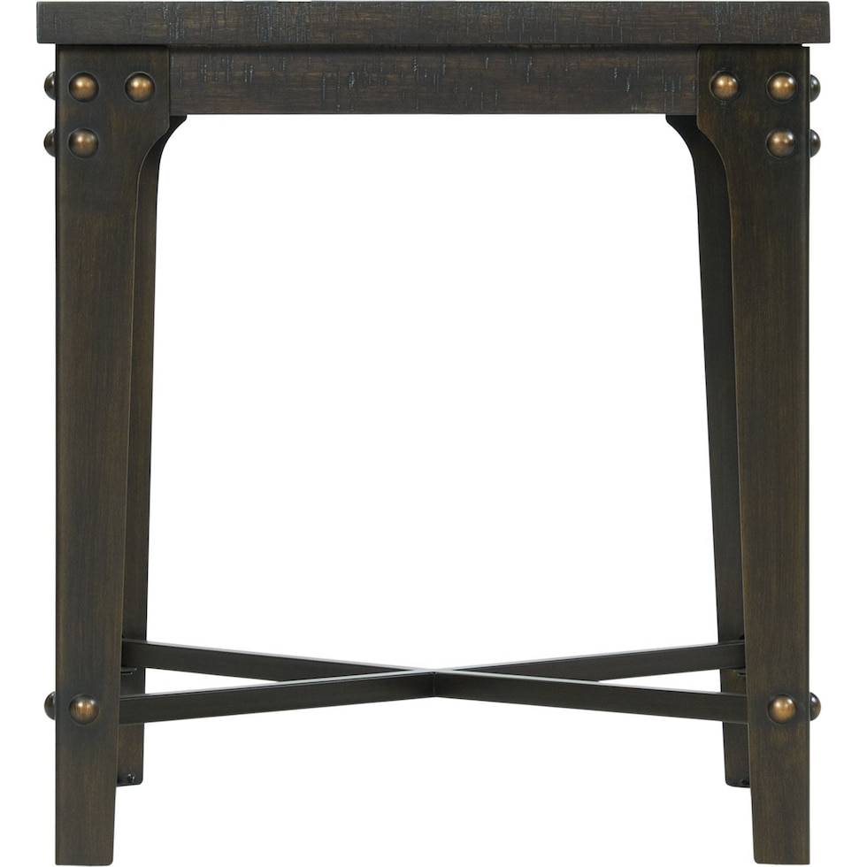 muster gray end table   