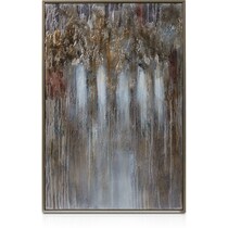 muted gray wall art   