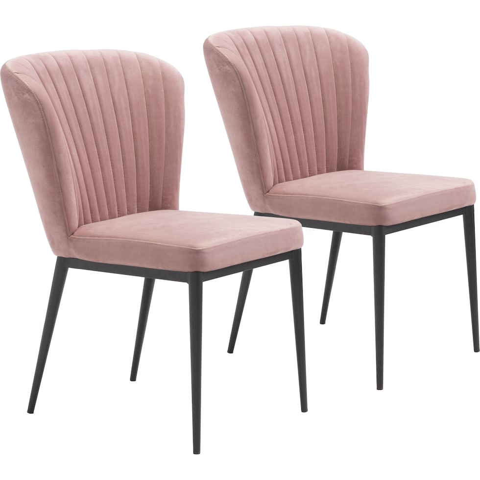 mya pink dining chair   