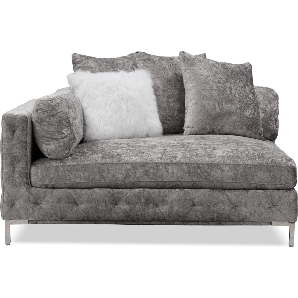 myla gray corner sofa   