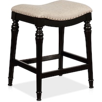 myrtle black counter height stool   