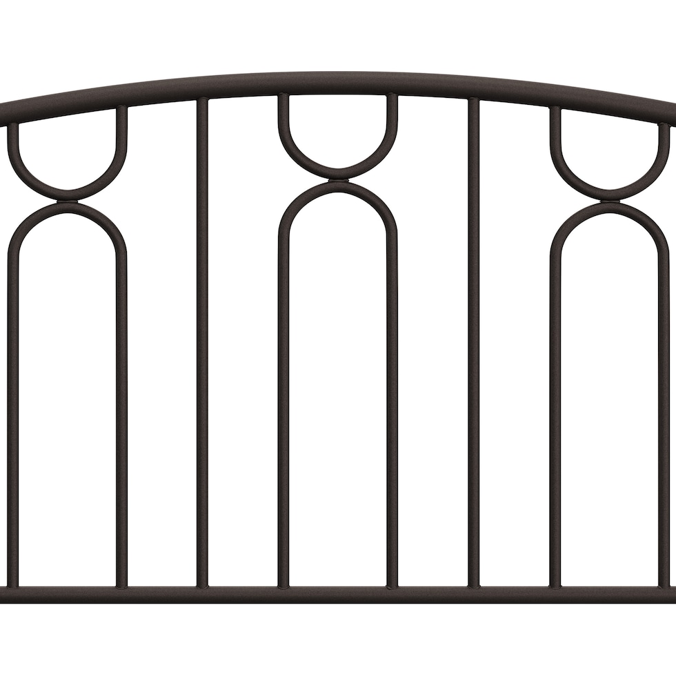 mystic dark brown full queen headboard   