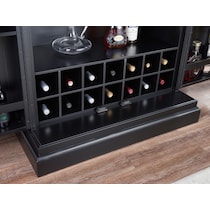 nadini black wine cabinet   