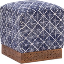 nadini blue ottoman   