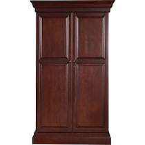 nadini dark brown wine cabinet   