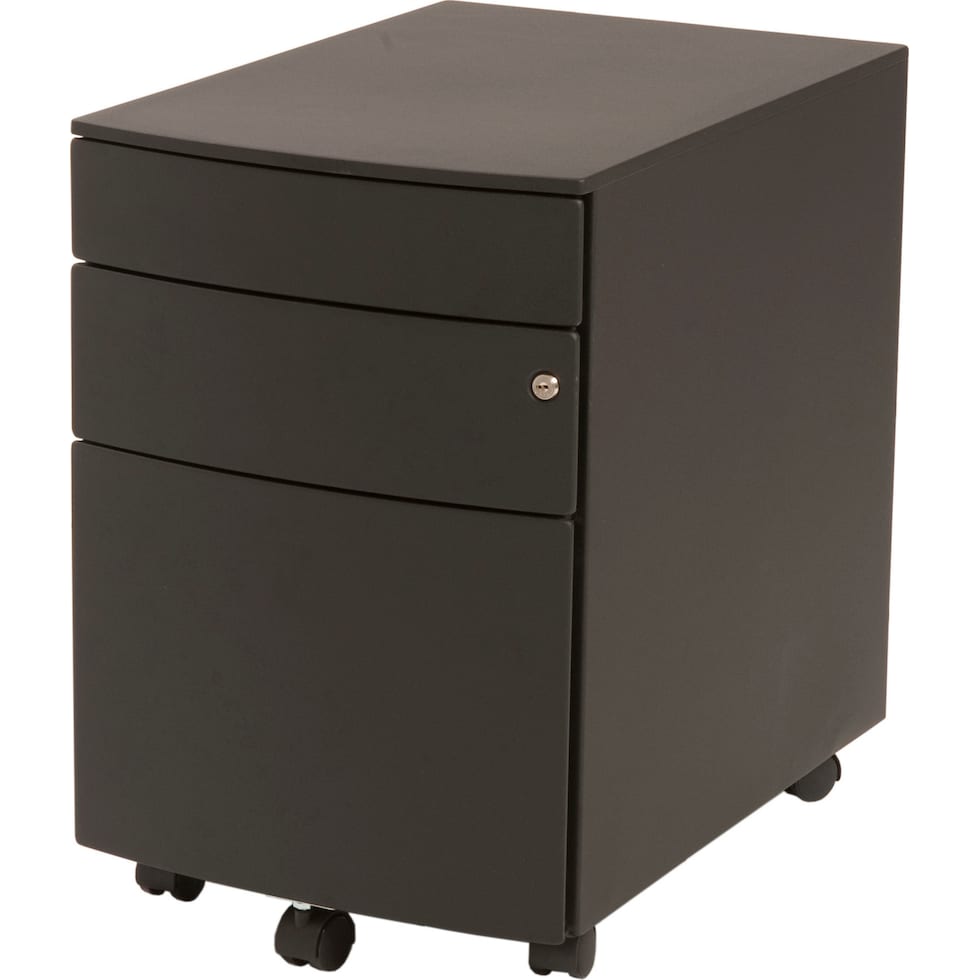 nadira black file cabinet   