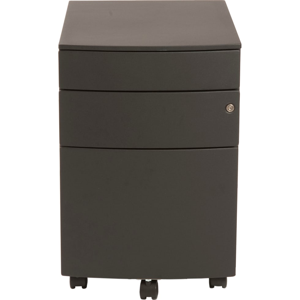 nadira black file cabinet   