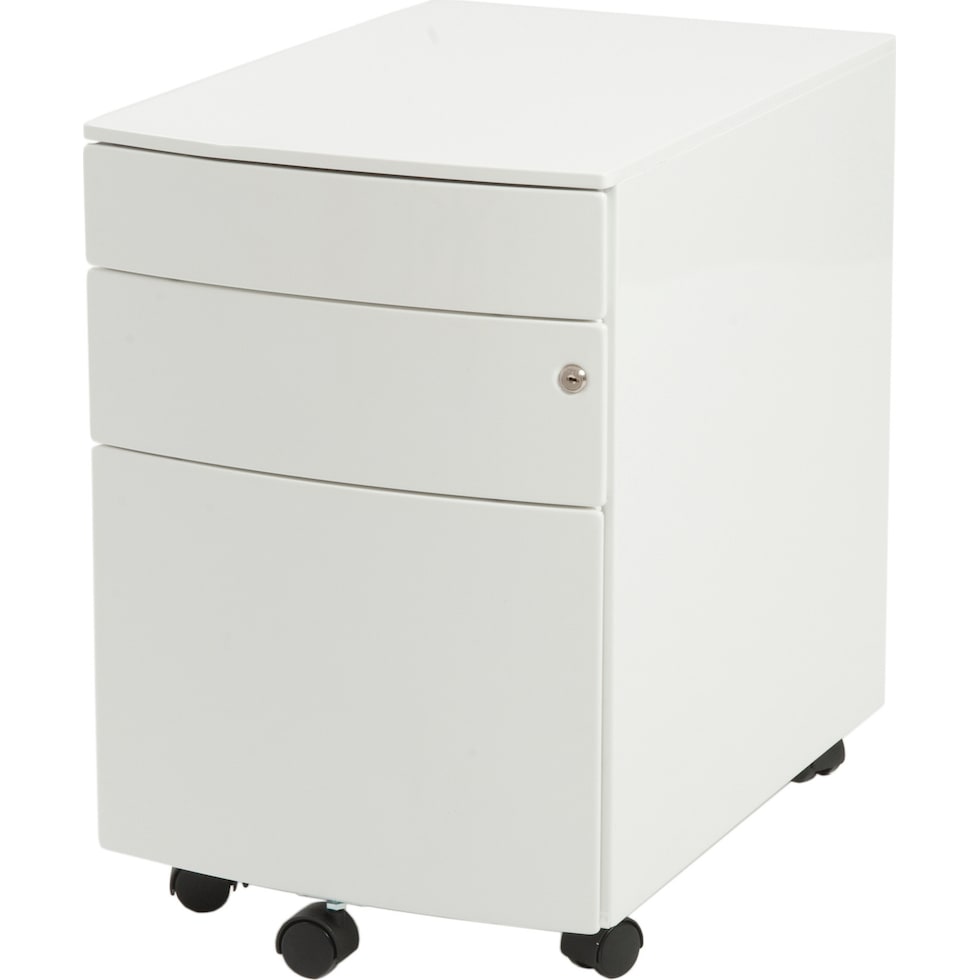 nadira white file cabinet   