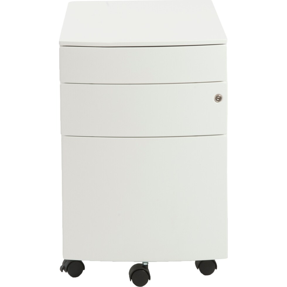 nadira white file cabinet   