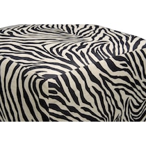 nala zebra ottoman   