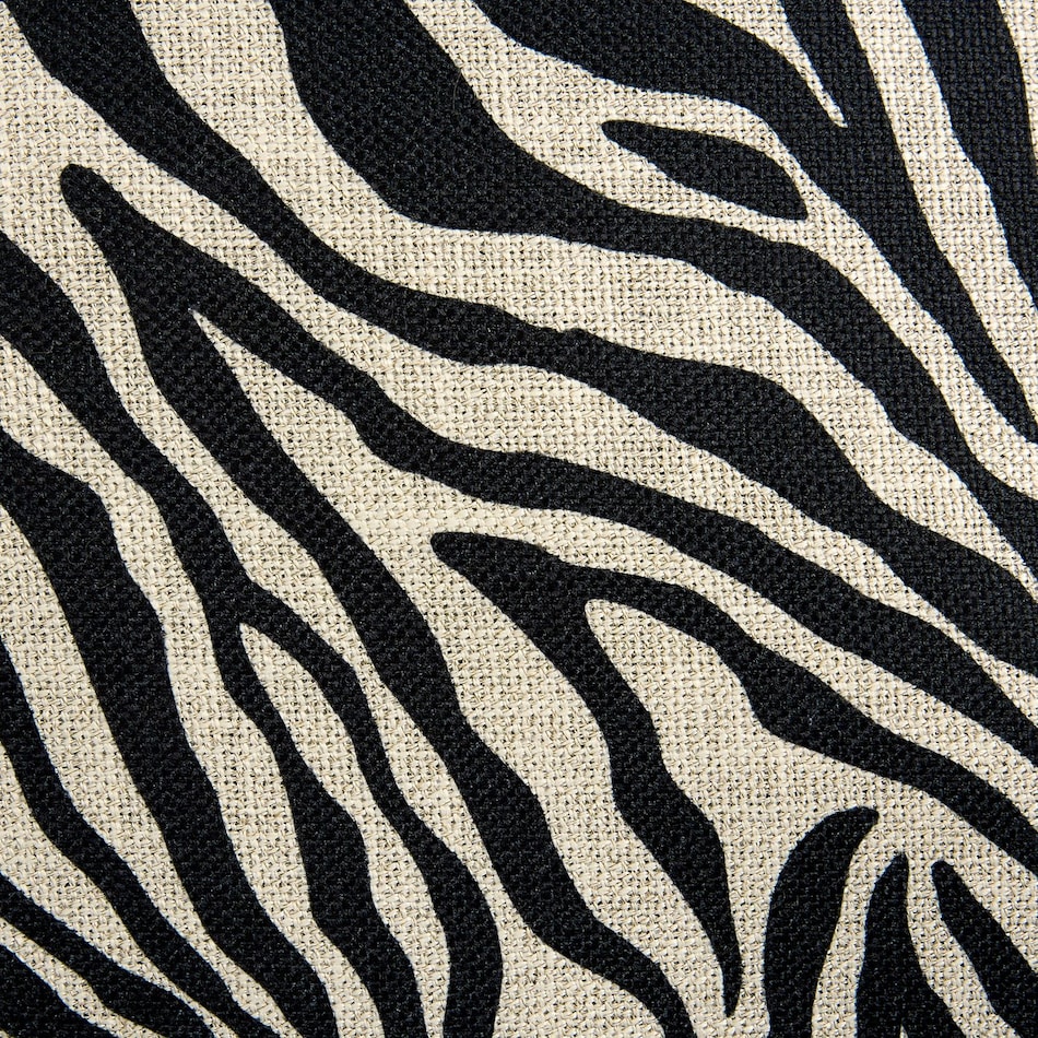 nala zebra ottoman   