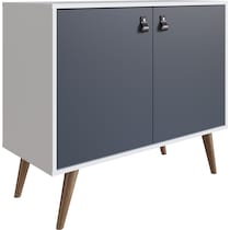 nalda blue white accent cabinet   