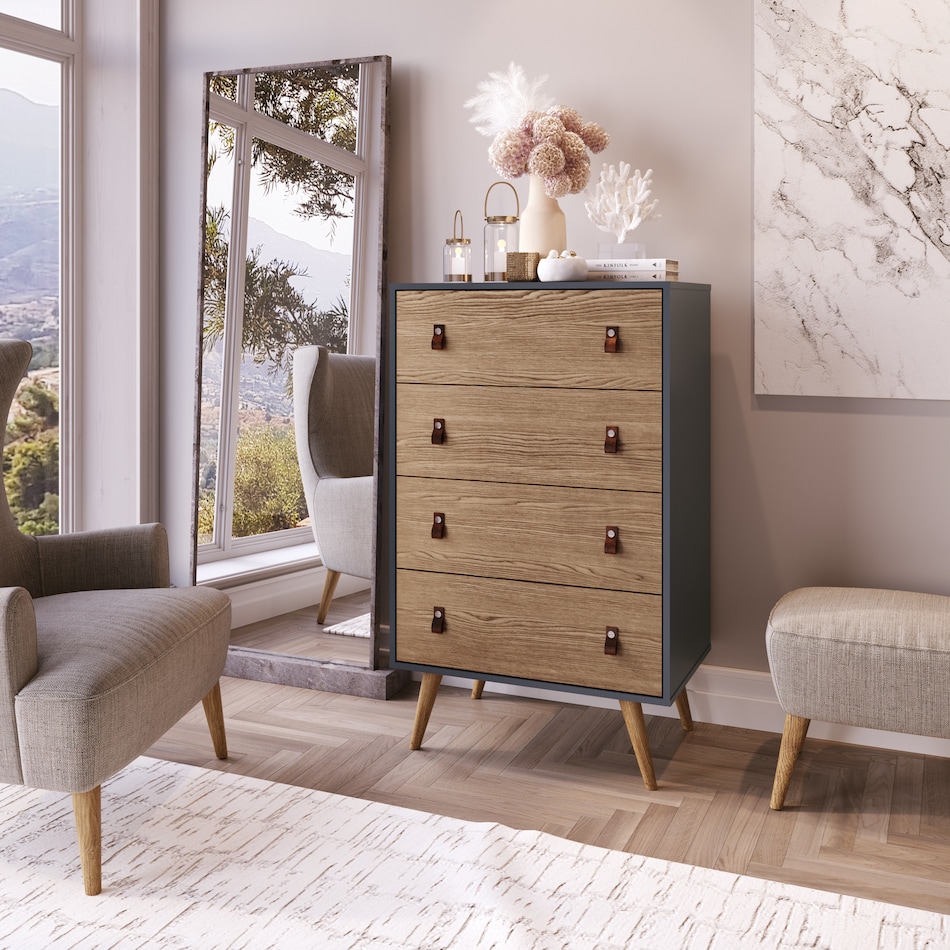 nalda light brown dresser   