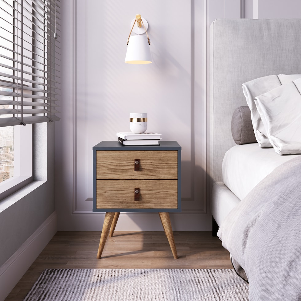 nalda light brown nightstand   