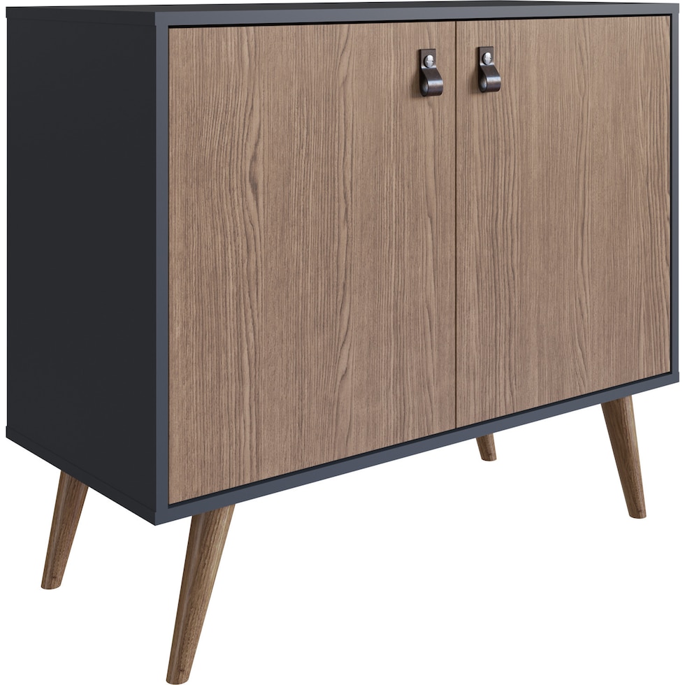 nalda natural blue accent cabinet   