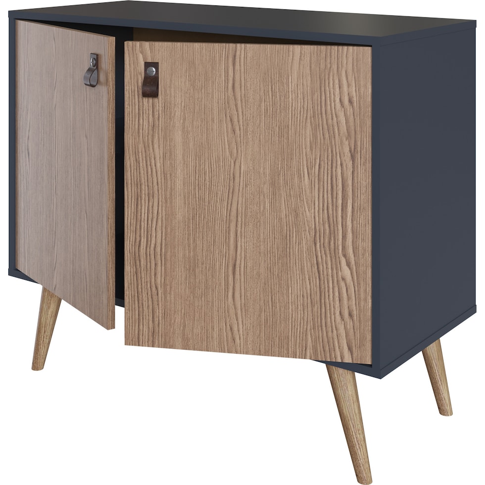 nalda natural blue accent cabinet   