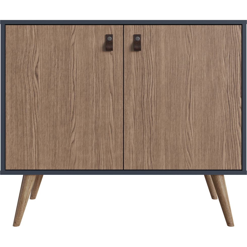 nalda natural blue accent cabinet   
