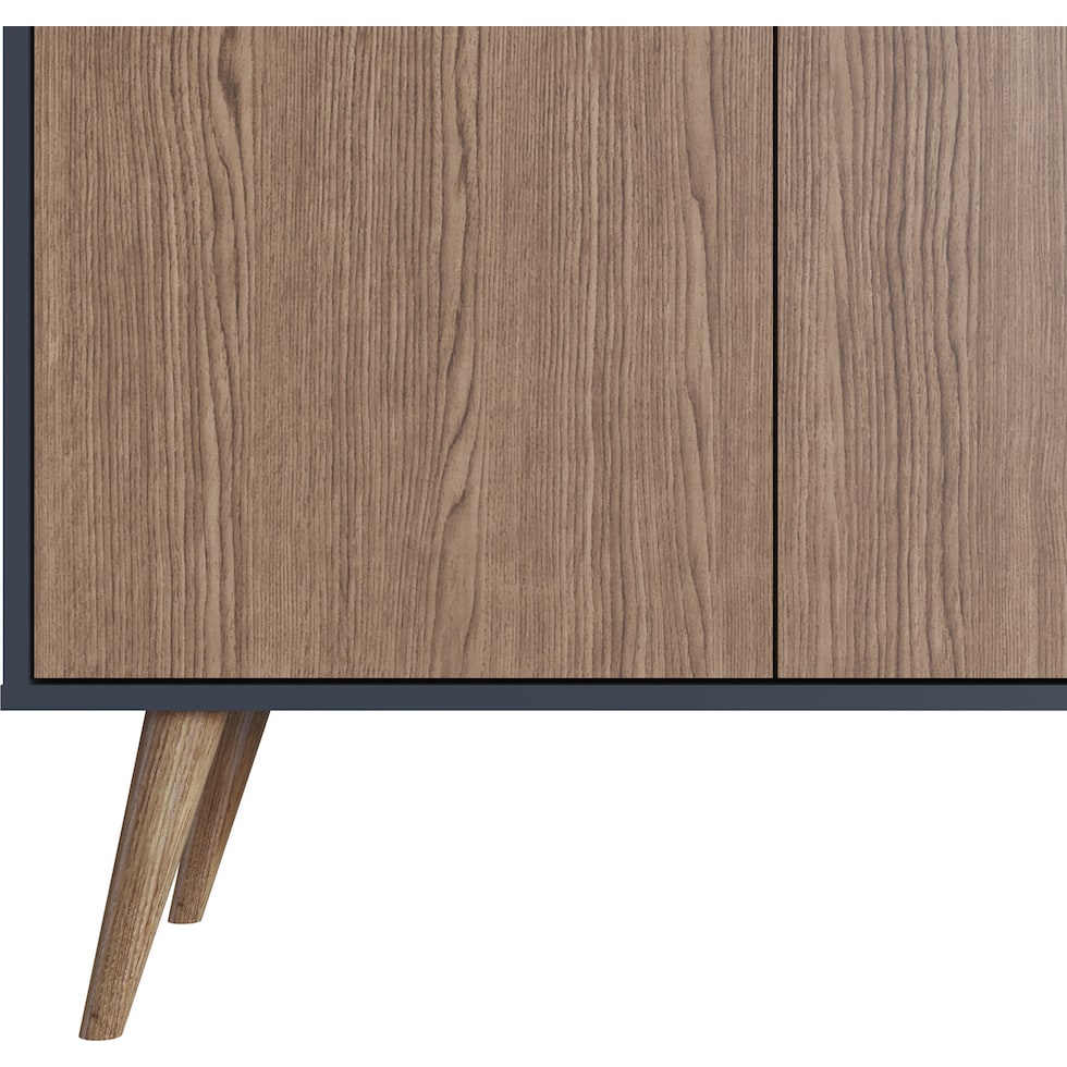 nalda natural blue accent cabinet   