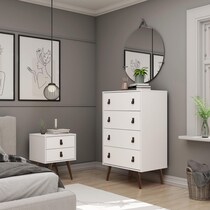 nalda white dresser   