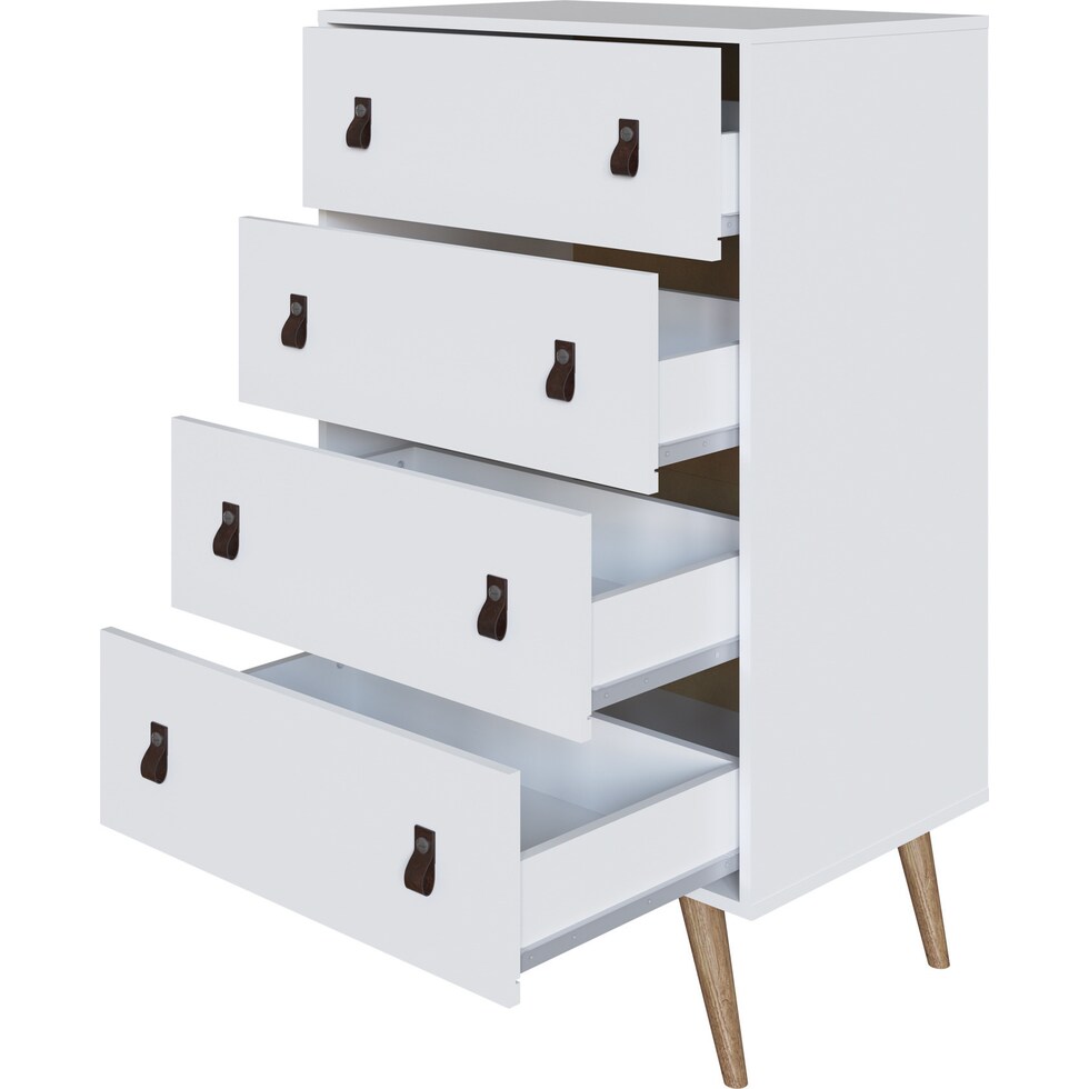 nalda white dresser   